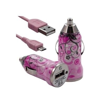 Chargeur voiture allume cigare USB avec câble data HF17 pour Bouygues vendu Télécom :