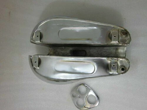 For Triumph T90 5T Speed Twin Chrome Plated  Petrol Fuel Gas Tank 1948+Cap - Imagem 2 de 3