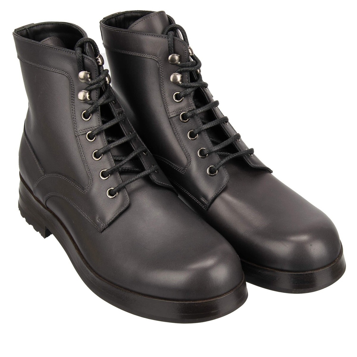 Dolce & Gabbana Bernini Leather Boot, Black Dolce & Gabbana Beatles Bernini Ankle Boots | Sendegaro KW main image 3