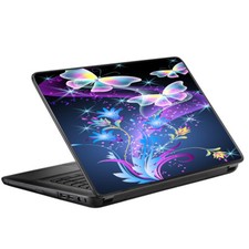 Skin Decal for HP 2000 Laptop 2013-14 15.6" 15" / glowing butterflies in flig