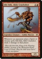 1 x Ishi-Ishi, Akki Crackshot - Betrayers of Kamigawa - LP - Magic The Gathering