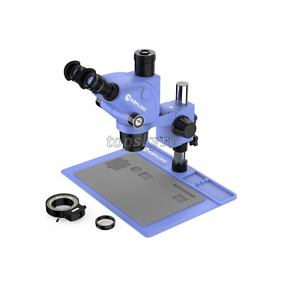 MJ-6565PRO 6.5-65X Continuous Zoom Trinocular Stereo Microscope F/ Phone my23