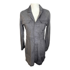 NEW Madewell x MN Dye Studio Denim Patch-Pocket Women’s Medium Mini Dress Soot