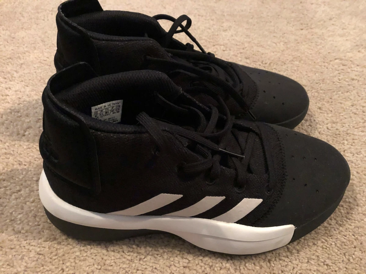 Adidas Men's LVL 029002 Cloudfoam Basketball Shoes Black/White Size 8.5