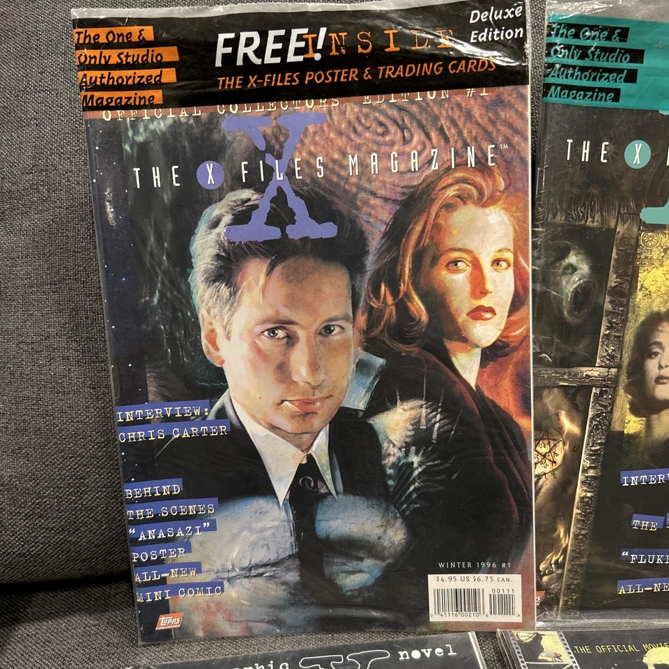 Lote de revistas de cómics X-Files (6) - 1995 1996 Topps novela gráfica ciencia ficción Foto 2 de 4