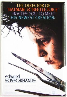 Edward Scissorhands MAGNET 2''x3'' Refrigerator Locker Movie Poster Style 2