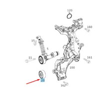 Neu Mercedes-Benz A W176 Riemenspanner Führungsrolle A6512001470