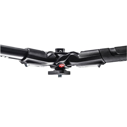 Manfrotto 190X 3 Section Aluminum Tripod with XPRO Fluid Head, 63" Max Height - Picture 4 of 4