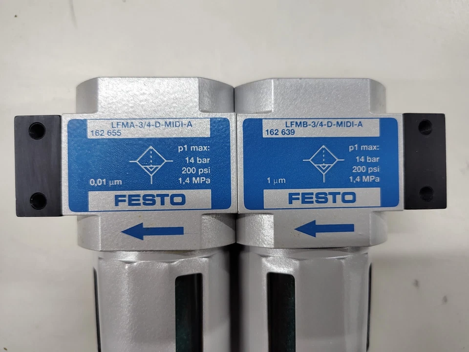 Festo Fine filter combination LFMBA-3/4-D-MIDI-A  162671  0.01 um - Image 3 of 4