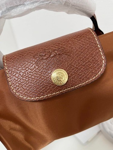 Longchamp Le Pliage XS BROWN Shoulder Mini Bag handle pouch Outlet Unused - Picture 2 of 7