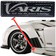 Varis Epoxy Rubble Badge Emblem Free Shipping 1 Set 50mm X 15mm Waterproof