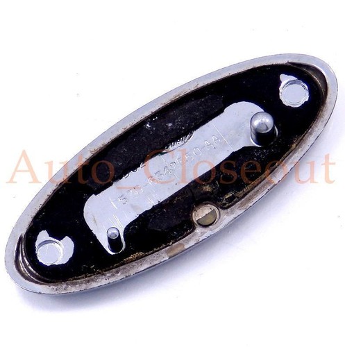 98 99 00 01 02 03 04 Ford Mustang Rear Trunk Lid Emblem Blue Oval Rear GT V6 OEM - Picture 2 of 2