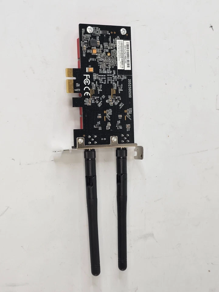 Rosewill RNX-AC1300PCE Dual Band WiFi Adapter + 2x Antenna Half Height - Image 2 of 2
