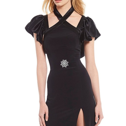 Precioso vestido de novia con apliques de diamantes de imitación vestido coser/pegar con motivo parche - Imagen 3 de 13