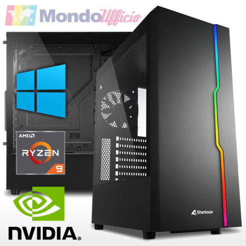 PC GAMING AMD RYZEN 9 5900X - Ram 16 GB - SSD M.2 1 TB - nVidia RTX 3050 8 GB - Foto 1 di 1