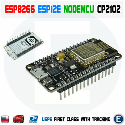 NodeMCU ESP-12E ESP8266 WiFi LUA CP2102 V2 with pcb antenna micro usb USA