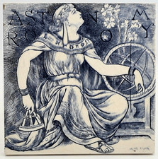 Mintons Fireplace Tile ARTS AND SCIENCES Astronomy Moyr Smith C1892