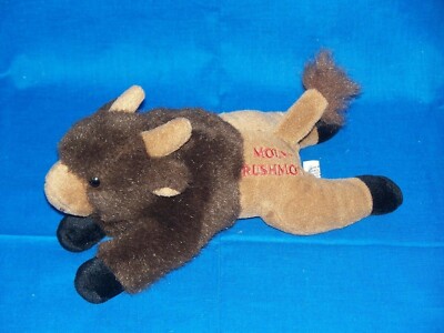 Mount Rushmore National Park American Bison Buffalo beanbag plush 10'' souvenir