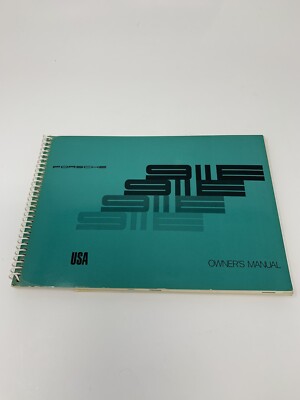 1972 Porsche 911E Factory Owners Drivers Manual OEM Original