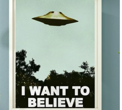 #ad #ad X Files I Want To Believe Poster $1.80