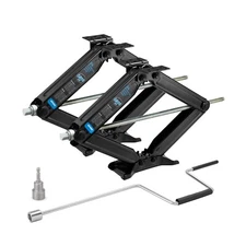 Kohree 6500lbs Heavy Duty RV Stabilizer Jacks 2 Pack, 24 Inch Leveling Scisso...