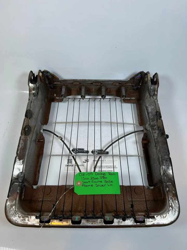 Base de marco de asiento inferior izquierda conductor Dodge Ram 1500-3500 2002-2009 OEM Foto 3 de 4