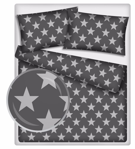 Grey/White/Red/Black *STARS* 100% Cotton Fabric Material By The Metre 63" Wide - Picture 34 of 178