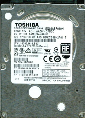 MQ02ABF050H ADH AA00/HDFD2C HDFD2C TOSHIBA 500GB | eBay