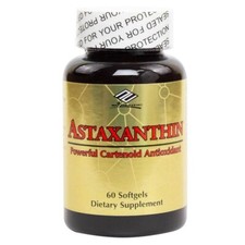 NuHealth Astaxanthin 10 mg Antioxidant Support 60 Softgels 