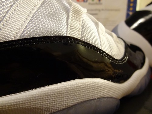Air Jordan 11 Retro (GS) "2011 Concord" White/Black-Dark Concord 378038 107 - Picture 10 of 20
