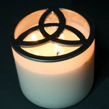 Signs & Symbols Handcrafted Candle-Saver™ Brand Toppers! Helps Prevent Coring!