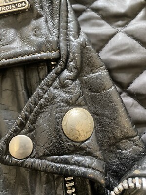 Vintage 90s Harley-Davidson Leather Custom Biker Jacket Vintage 90s Harley-Davidson Leather Custom Biker Jacket