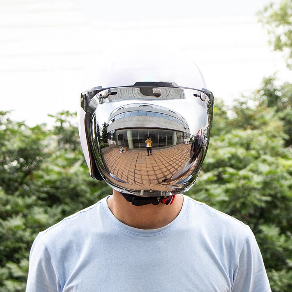 Open helmet store visor