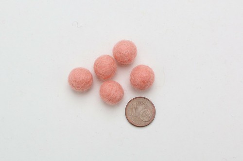 10 Filzkugeln 1 cm / 2,5 cm rot & orange Kugeln aus Filz Girlanden Mobiles Deko - Bild 27 von 27