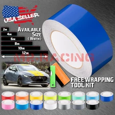 Gloss Color Racing Stripes Vinyl Wrap For Mazda 3 Stripe Sticker 25FT / 50FT