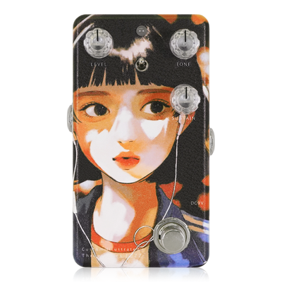 ANIMALS PEDAL Custom Illustrated / IOFTDF might #01 Three Foxes 