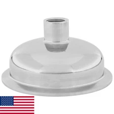 4" x 1/2" FNPT Tri Clamp Spray Ball Hemispherical Bowl Reducer LoCo Science!