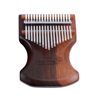 Thumb Piano 17 Tone Ebony Karumba Finger Simple Retro Instruments Gift