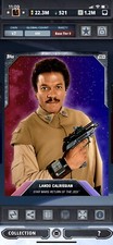 Topps Star Wars Digital Card Trader Tier 8 - Dual Galaxy Purple Lando - Base 3