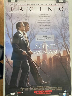 Scent of a Woman Movie Poster Al Pacino 39 x 27 Rolled