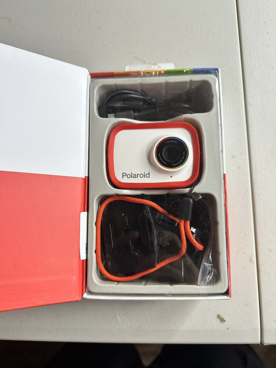 Polaroid iD757-RED Digital/Action Camera 18MP - Magnetic Base