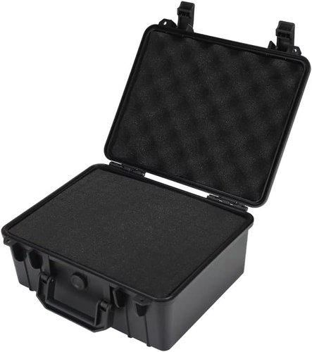 Custodia rigida impermeabile HUL 11 pollici x 8 pollici x 5 pollici con interno in schiuma piuma personalizzabile