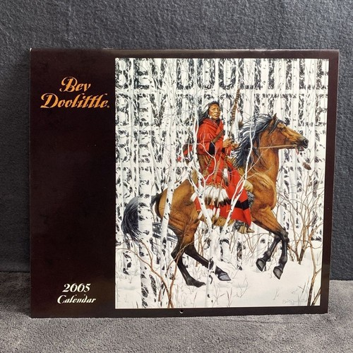 Calandar Bev Doolittle 2005 vintage mai usato più libro bonus dove parla il silenzio - Foto 3 di 7