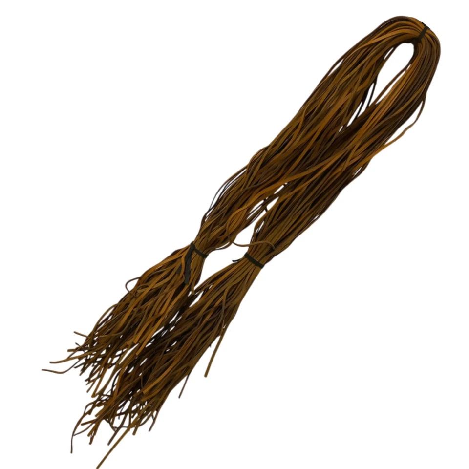 Шнур для поиска натуральной кожи плетение веревка натуральный 6 мм - Изображение 3 из 4