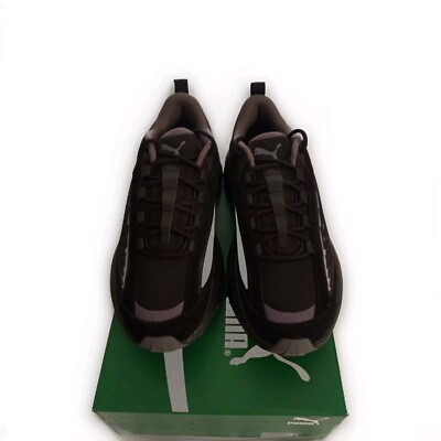 Size (8)-Puma Carbon Particle black-gray-silver