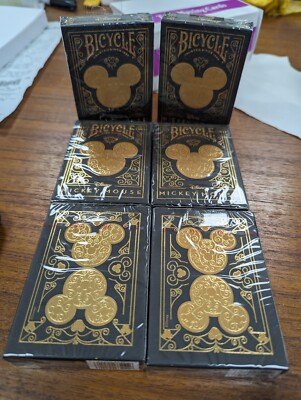 Bicycle Mickey Mouse Playing Cards Disney USPCC Sealed Collectible 