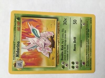 1995 nidorino pokemon card value 1995 nidorina pokemon card value Giovanni's Nidorino (45/132) [Gym  Challenge Unlimited]  Gamers Paradise