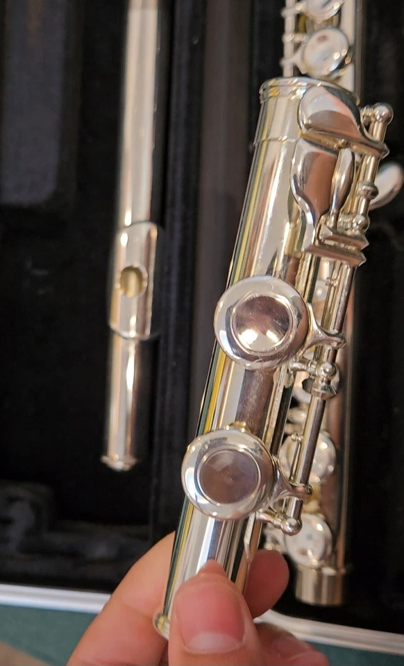 Flauta de estudiante Jupiter JFL710 Offset G - plateada Foto 4 de 4