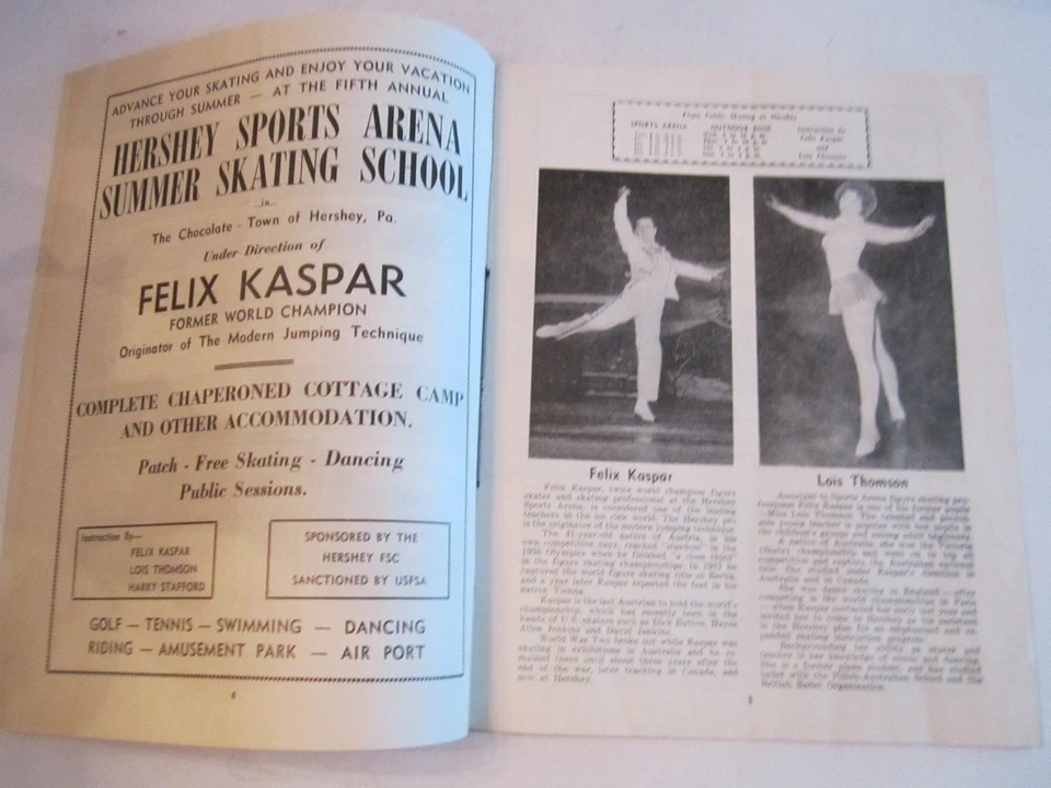 1960'S HERSHEY BEARS CALDER CUP & AMERICAN HOCKEY LEAGUE CHAMPION PROGRAM-TUB CC - Image 3 of 4