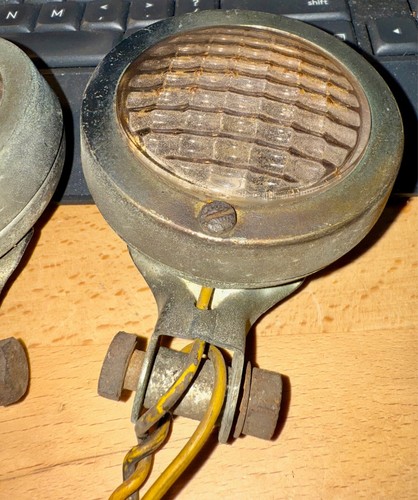 PAIR OF VINTAGE PMCo-401 BACK UP LIGHTS CHEVY DODGE FORD REVERSE LITES RAT ROD - Picture 4 of 19